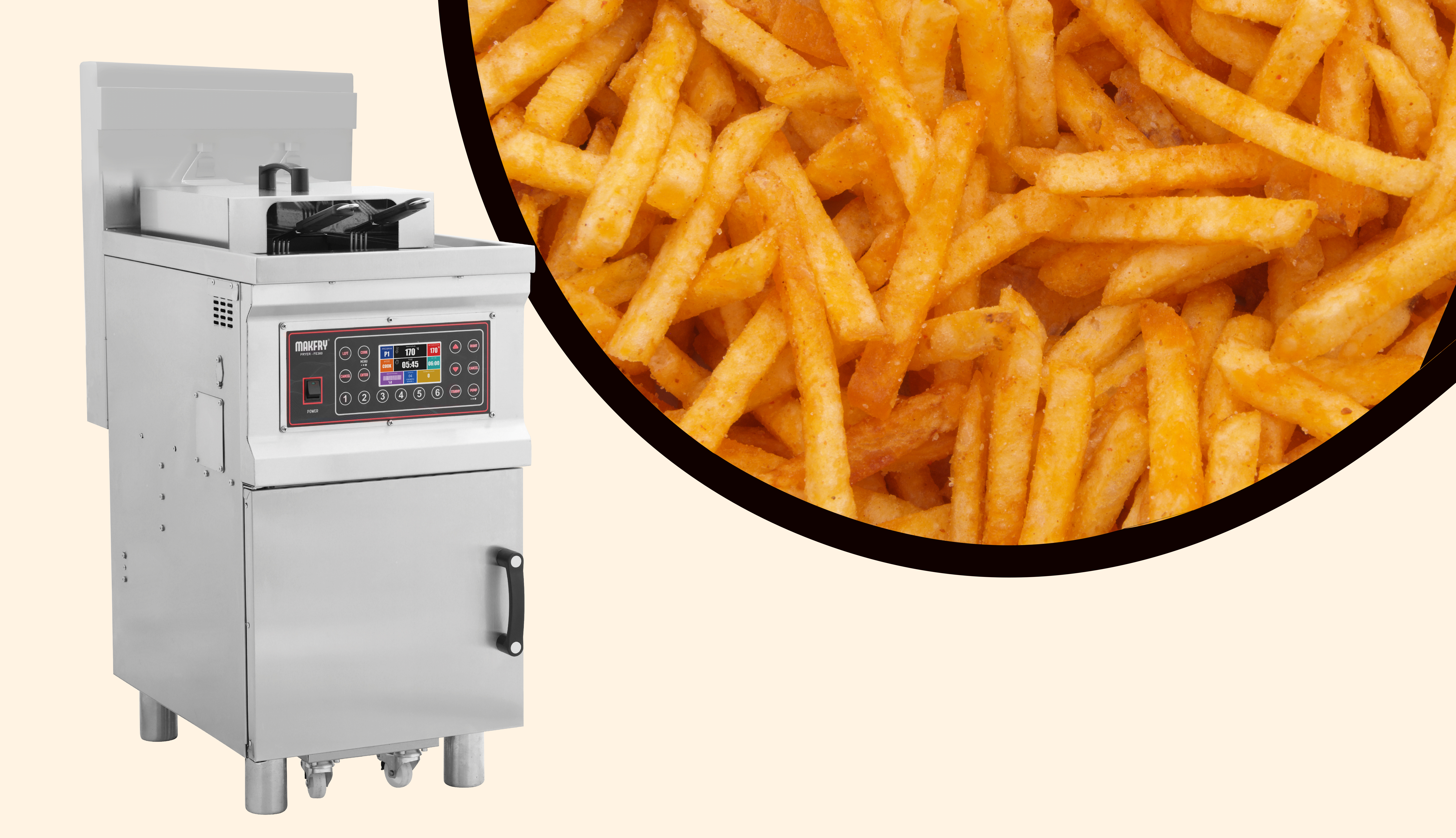 FE300SL Asansörlü Elektrikli Açık Fritöz